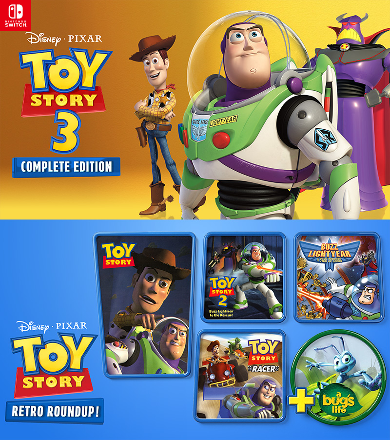 [닌텐도 스위치] Toy Story: Retro Roundup! + Toy Story 3 Complete Edition Double Pack